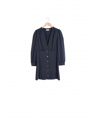 ROBE Dark Navy en linge