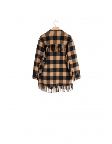 Veste chemise oversize à carreaux l'achat 