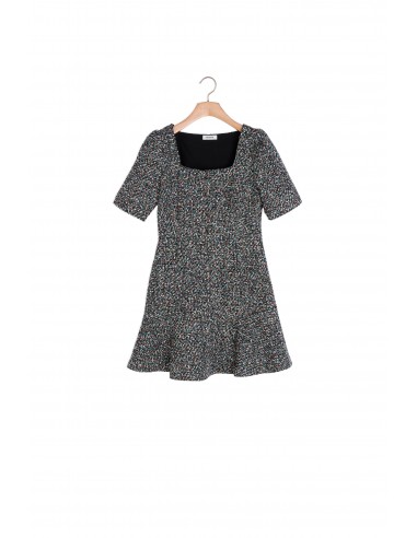 Robe courte en tweed Véritable concentré